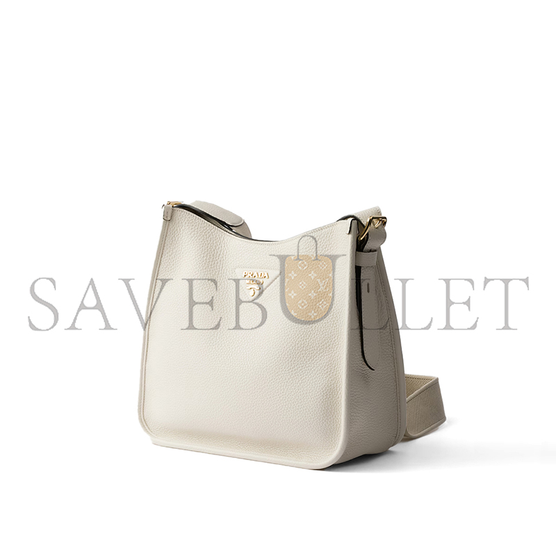 Pra*a medium leather bag 1bc073 (30*28*12cm)